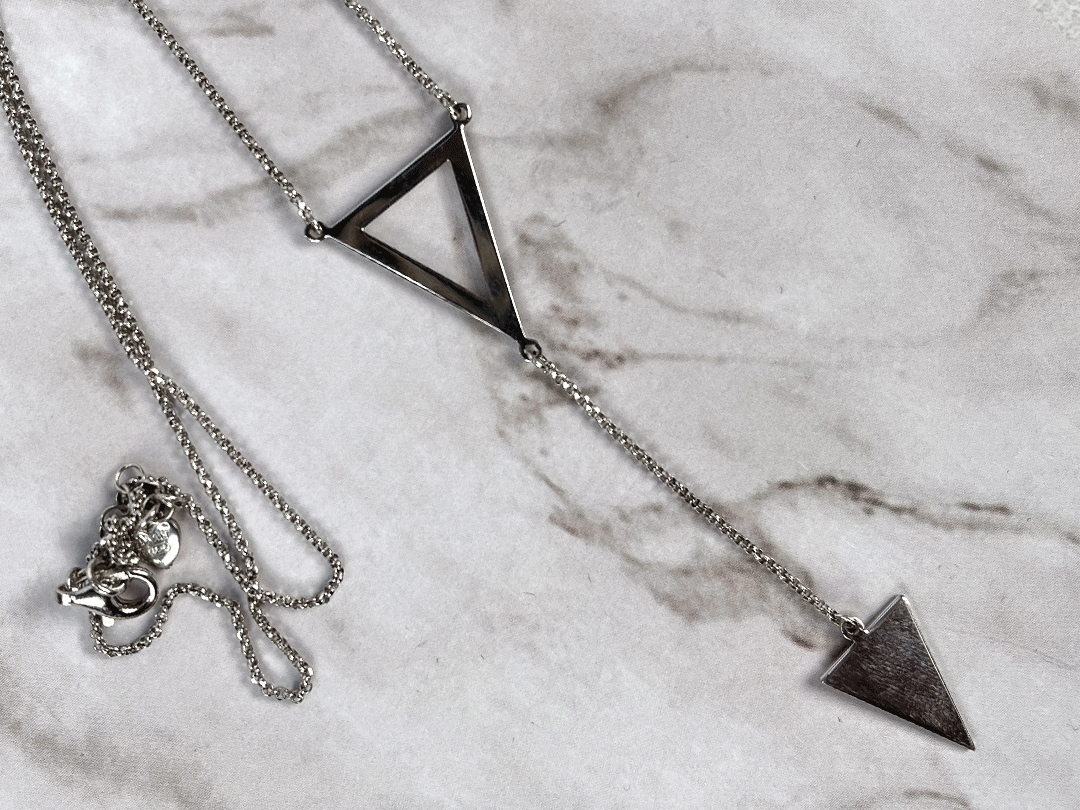 Triangle Drop Necklace